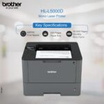 Brother HL-L5000D Business Laser Printer with Auto Duplex Printing - Image 3