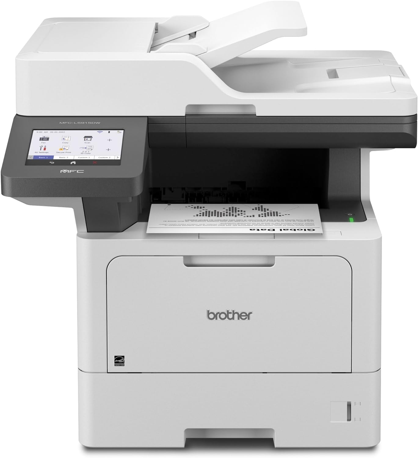 Brother MFC-L5915DW Monochrome Laser Multifunction Printer | Wireless, Duplex, Mobile Printing