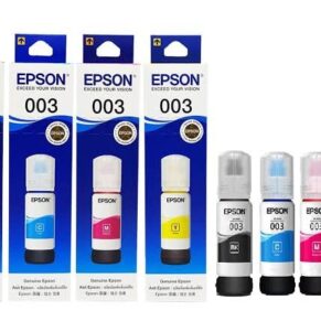 Epson Ink Bottle 003 Set 4 nos (Black ,Cyan ,Magenta ,Yellow)