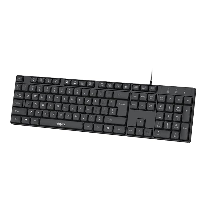 Fingers Wonder Clicks K9 USB Keyboard – Smooth Typing Experience