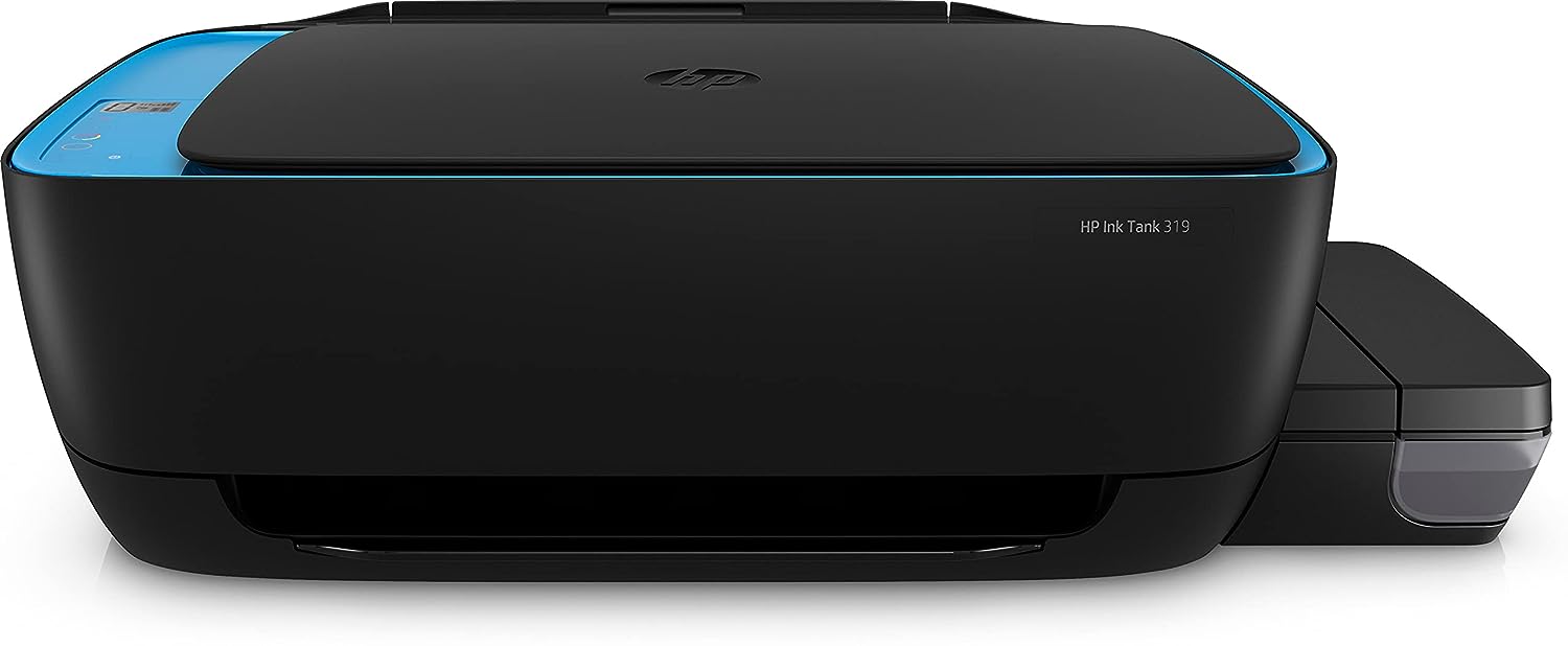 HP Ink Tank 319 All-in-one Colour Printer with upto 15,000 Black and 8,000 Colour pages included in the box – Print, Scan & Copy for Office/Home