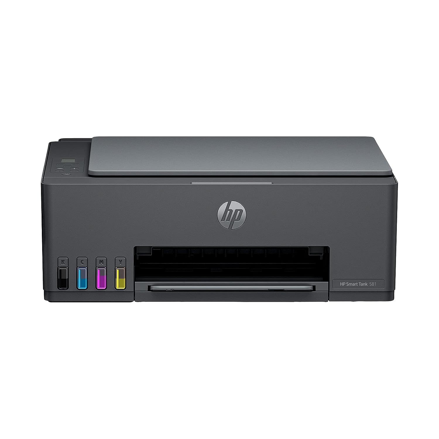 HP Smart Tank 581 All-in-one Colour Printer with 1 Extra Black Ink Bottle (Upto 12000 Black and 6000 Colour Prints) and 1 Year Extended Warranty with PHA Coverage. -Print, Scan & Copy for Office/Home