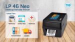 TVS LP 46 Neo 4inch Thermal Label and Barcode Printer, Print Speed 150 MMs, Ribbon Capacity of 300 Meters, Compact Design, Resolution of 203 dpi, USB & Serial - Image 3