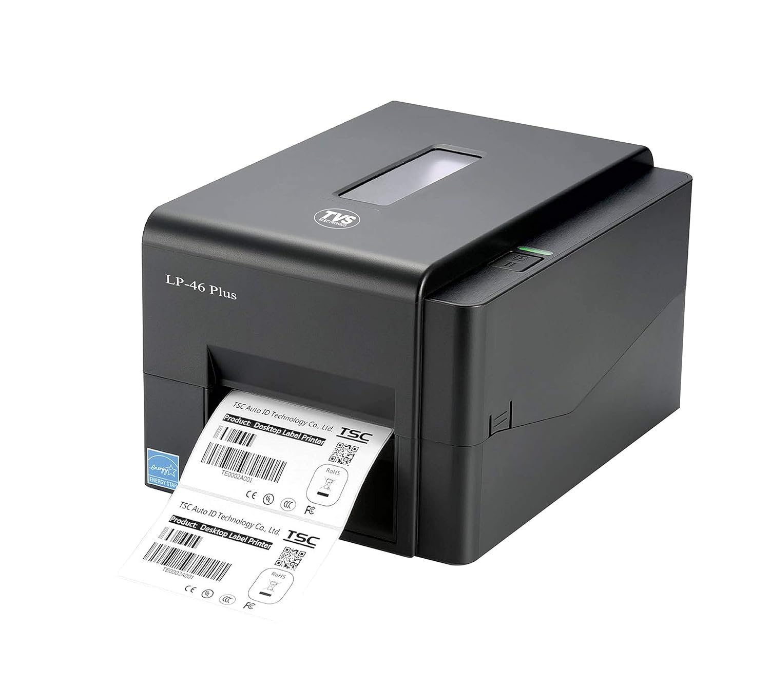 TVS LP 46 Lite 4inch Thermal Label Printer, Print Speed 150 MMs, Ribbon Capacity of 300 Meters, Compact Design, Resolution of 203 dpi, USB - Image 2