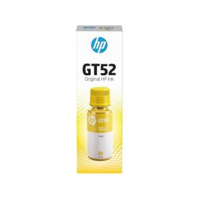 HP GT52 Yellow Colour Ink Bottle | Original for HP Ink Tank Printers